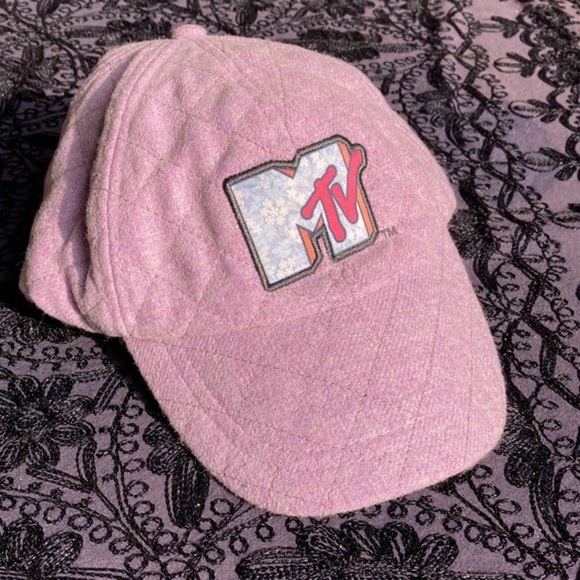 MTV Quilted Light Purple Wool Blend Adjustable Baseball Cap Hat - Picture 2 of 8